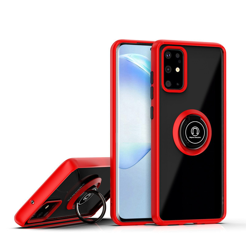 TPU PC Finger Phone Case Holder Rotating Stand For Samsung Galaxy A42