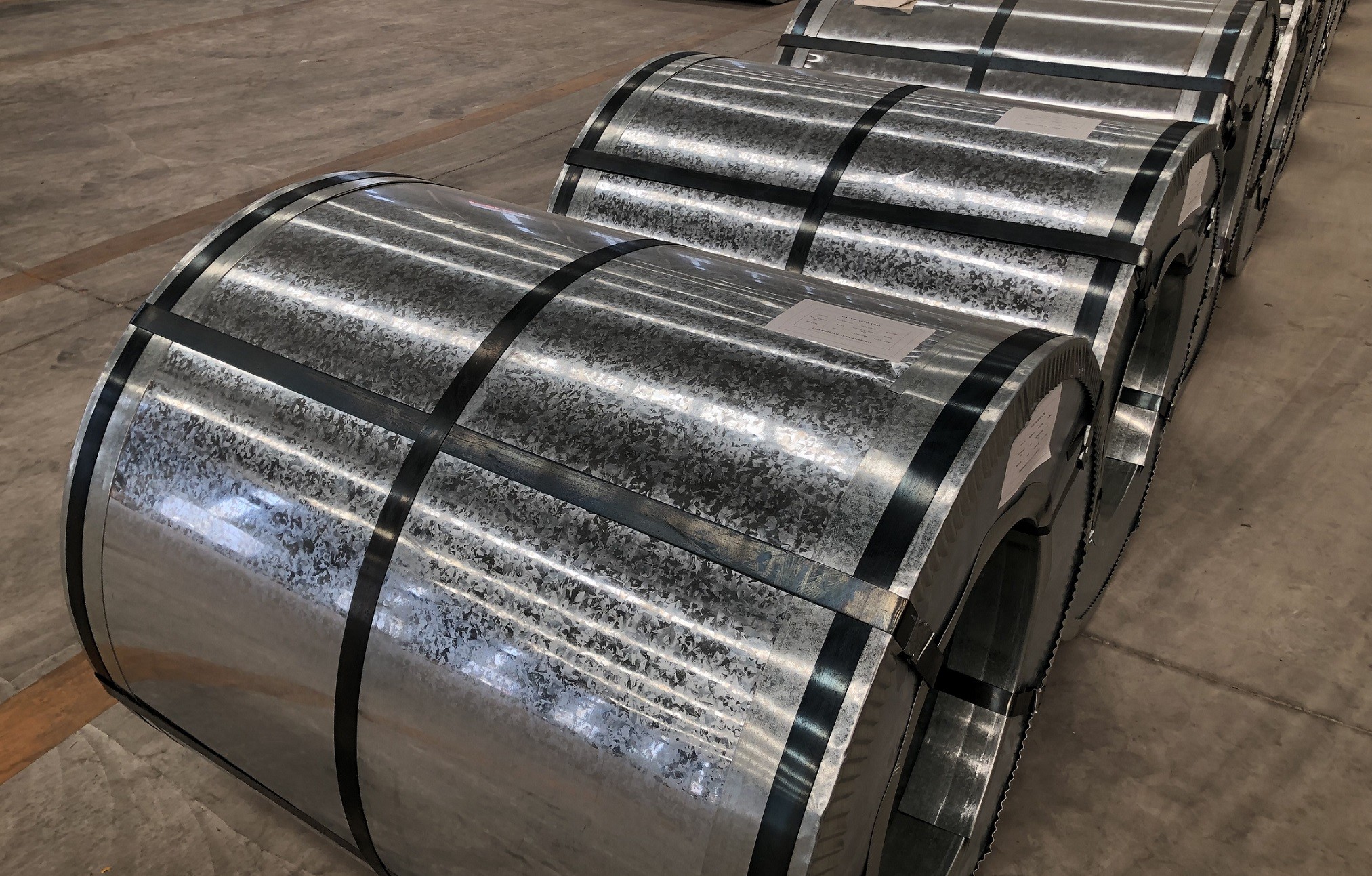 JIS G3302 SGCC Z100+/-10 Galvanized Steel Sheet In Coils Chromated 6+ Free Unoiled 0.45*1250mm Export To Russia