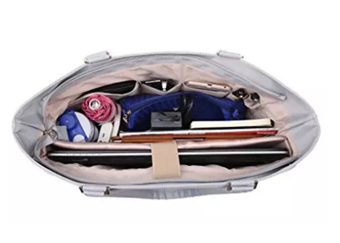 Custom Laptop Carry Bag Water Resistance Women Shockproof Nylon Shoulder Laptop Bag