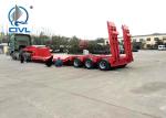 Four Double Air Chamber 4 Axles Semi Trailer Trucks