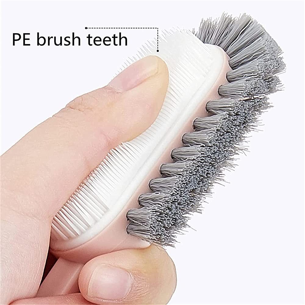 Cleaning Brush Handle Cleaning Tool Shoes Plastic Sneaker Laundry Clothes Scrubbing Bathroom Laundry Cup Cleaner