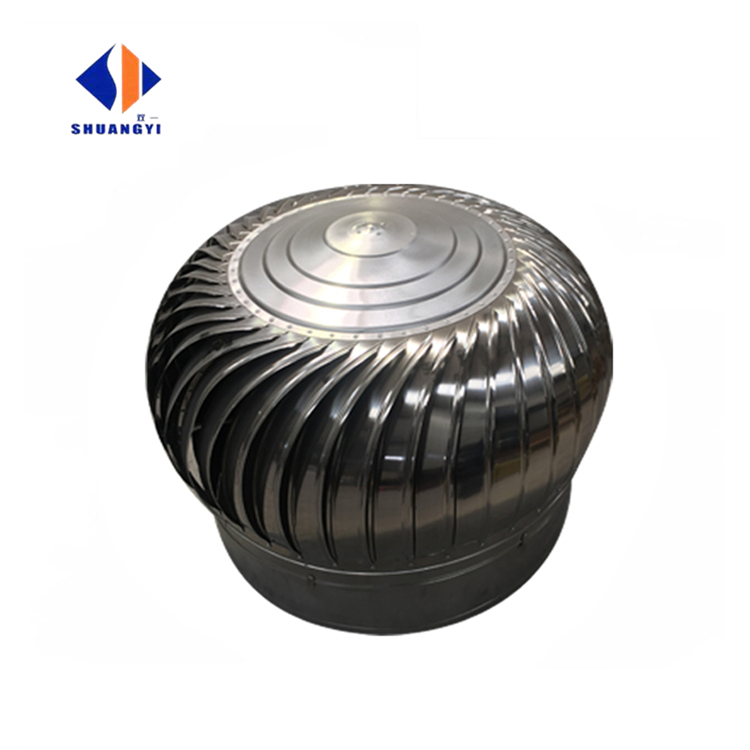 Air Driven Stainless Steel Wind Driven Roof Top Turbine Fan for Optimal Ventilation