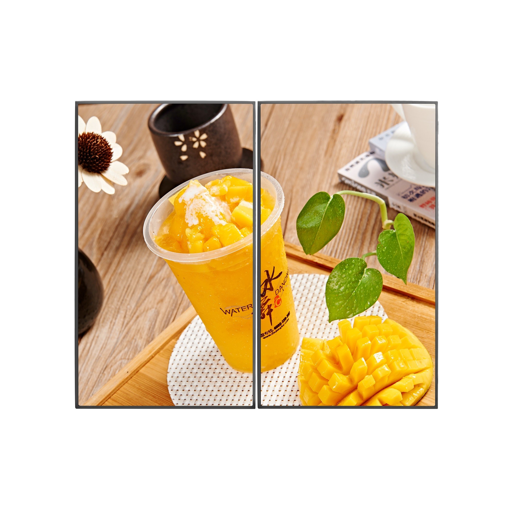 55 Inch HD Display Network LCD Advertising Screen For Hotel CE UL FCC SGS