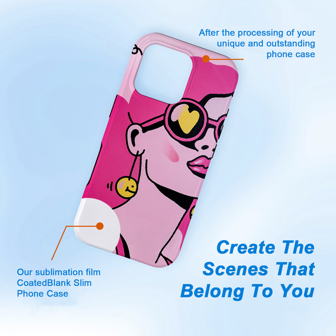 TPU PC Coating 2 In 1 3D Sublimation Phone Case Blanks Mobile Cell Cover