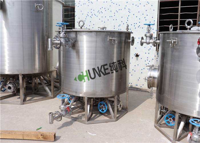 SS304 316 7500L Water Tank Agitator D2500mmxH1500mm Water Treatment Plant
