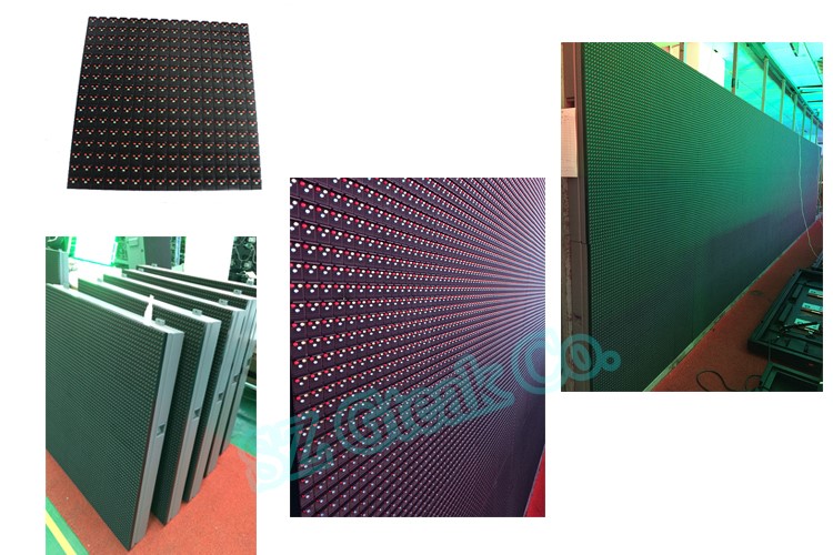 dip p10 led cabinet resolution 96x96