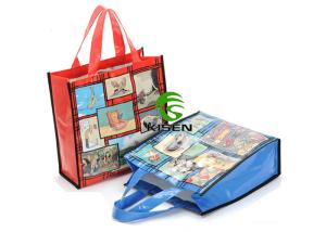 China Jute Fibre Non Woven Shopping Bag Durable Gravure Printing Customized Logo wholesale