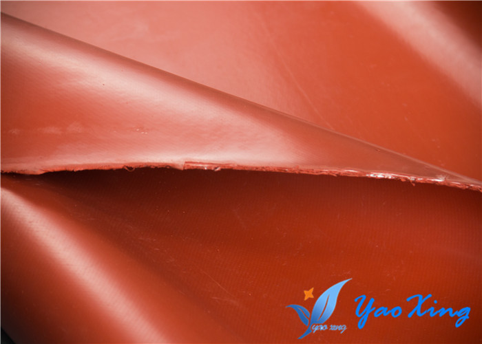 1.5mm Fireproof Silicone Coated Fiberglass Fabric One Side And Double Sides