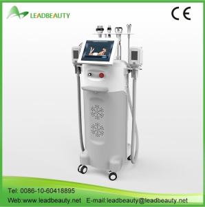 China 5 handles cavitation vacuum rf cryolipolysis fat freeze machine wholesale
