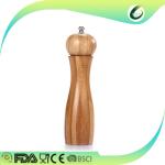Durable Bamboo Salt And Pepper Grinders , Wooden Pepper Mill And Salt Shaker