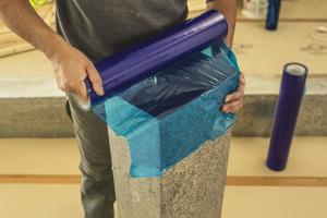 China 24 Inch HVAC Duct Protection Film wholesale