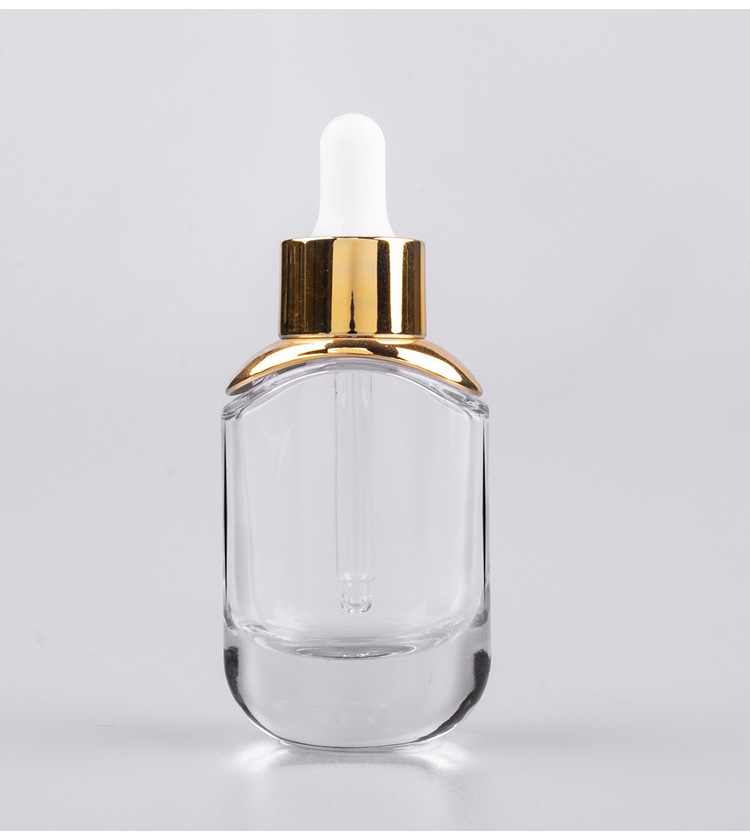 Other Cosmetic CUSTOM Empty Oval Unique Essential Oils Glass Dropper Bottle for Hair Oil 15ml 30ml 50ml 1oz 2oz