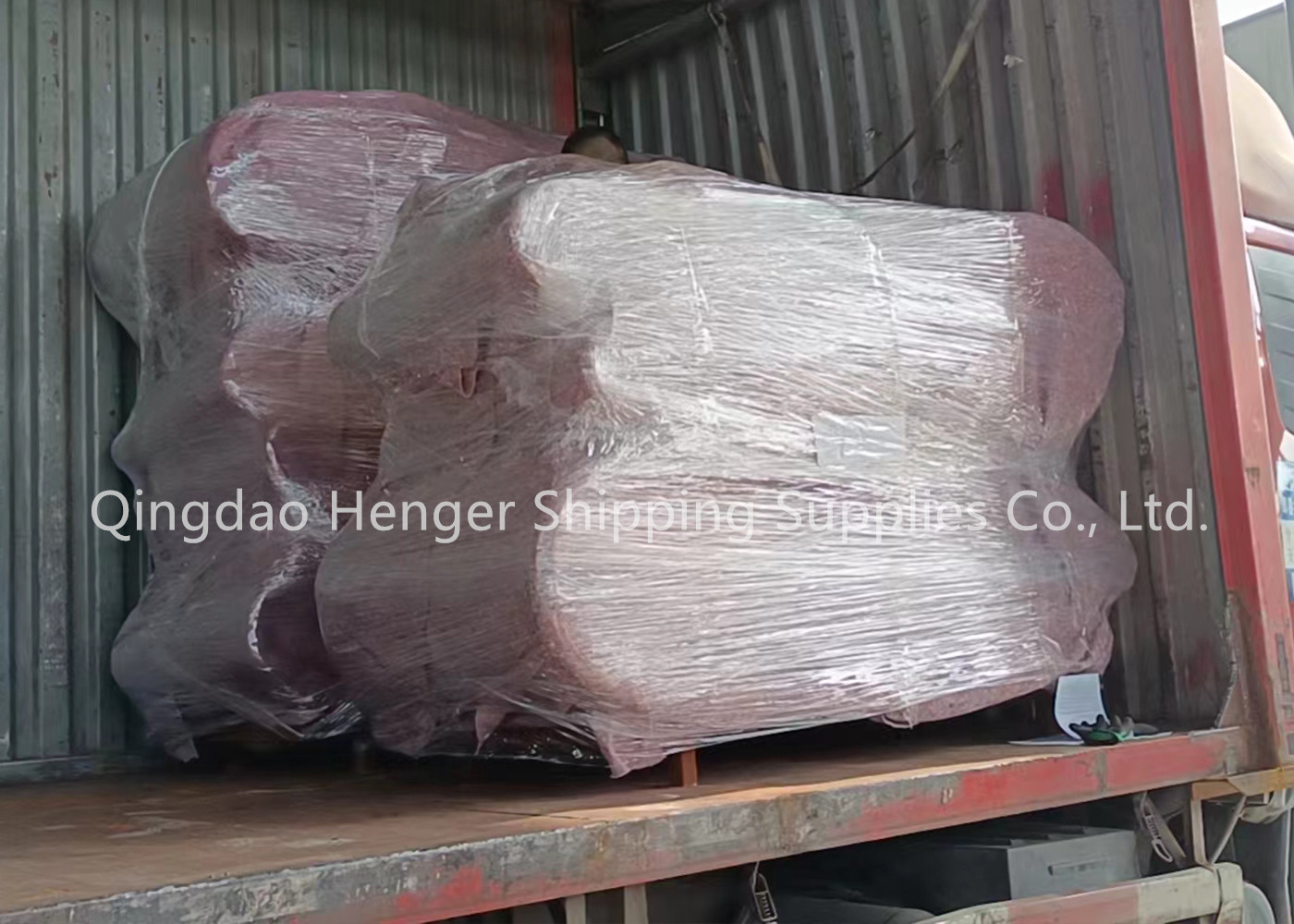 D15 L12m 8layers Marine Rubber Airbags For Ship Launching Marine Lifting