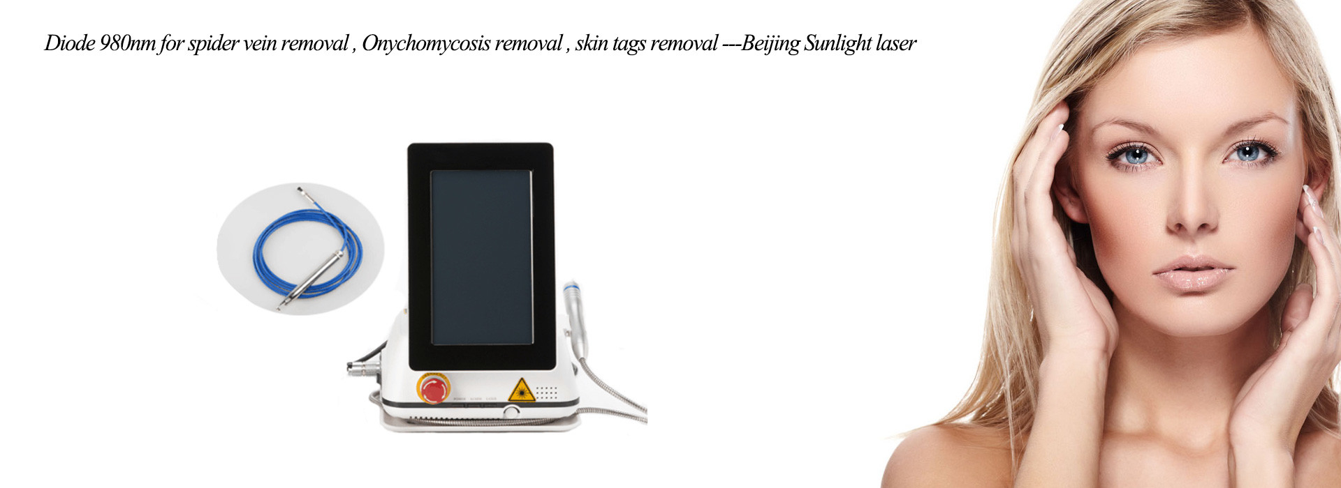 Small Design Spider Vein Removal Machine 30 Watts Output Laser Power