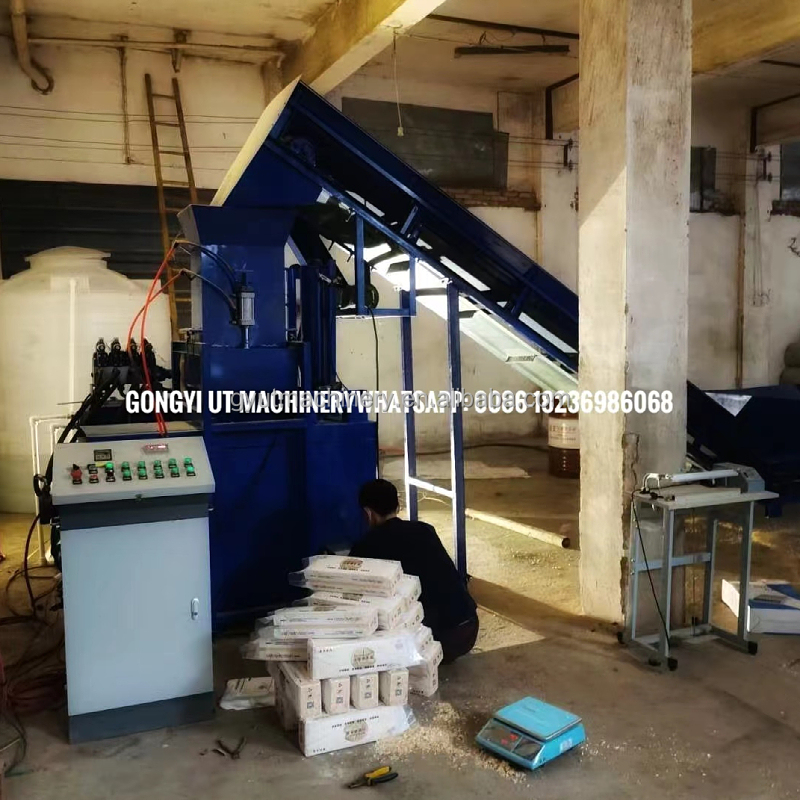 220V/380V Voltage Multi Function Hydraulic Press Bagging Machine for Wood Shavings