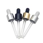 Non Spill Black Personal Care 18/410 Glass Dropper