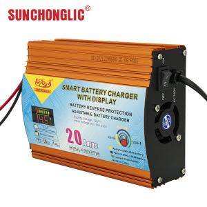 China Smart AGM GEL Battery Charger 12V 20A Lead Acid Battery Charger 250V Intput wholesale