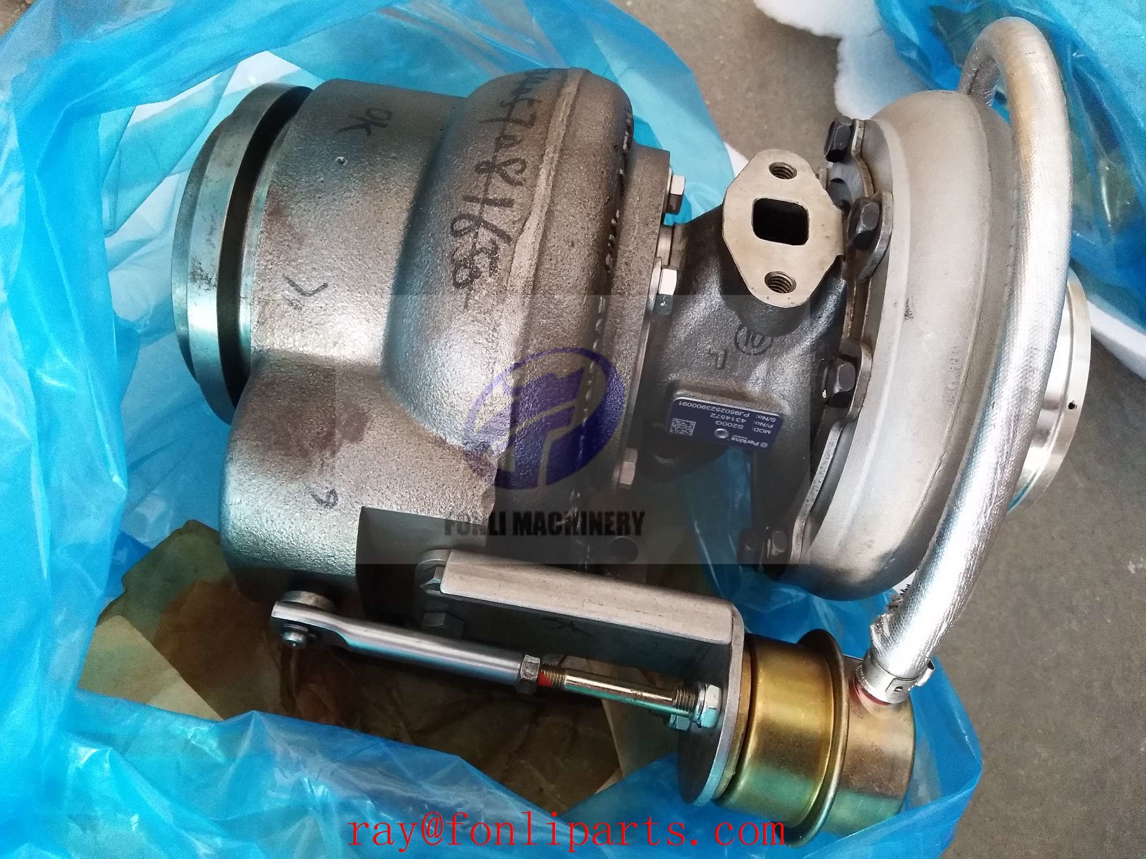 OEM CAT320D2 Turbocharger 4314572 431-4572, S200G Turbocharger 3964380 12709700108