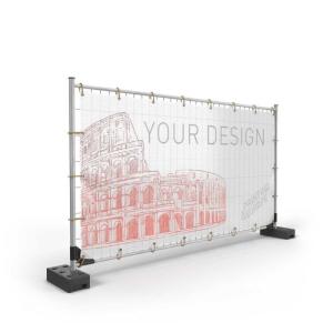 China Heavy Duty Airtex Longlife Fence Banner Weatherproof Sport Banner Digital Printing wholesale