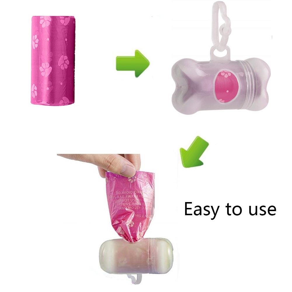 Fully Degradable Compostable Disposable Pet Dog Waste Poop Bag with Holder New Products For Dogs