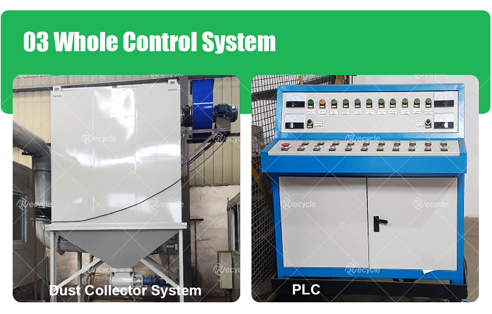 Automatic Scrap Cable Recycling Machine 28KW-95KW Waste Cable Recycling Machine