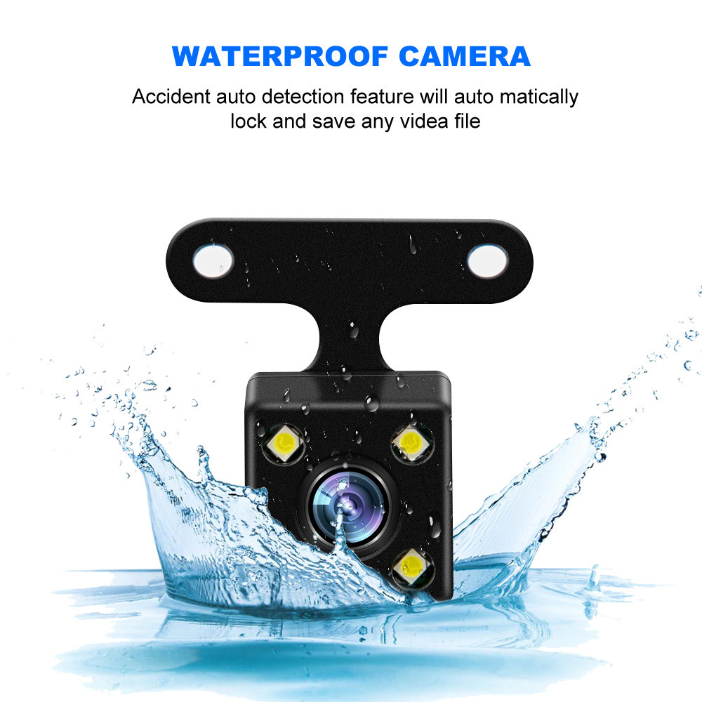 XINLIHANG 24H Vehicle Video Full HD Car Recorder 4" IPS 1080P WDR Car Camcorder