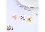 ODM Supported 4g 20mm Engraved Stainless Steel Jewelry Pendants
