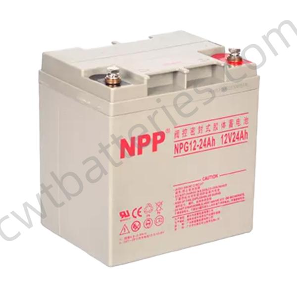 NPG12-24Ah 12V24Ah Solar Valve Regulated Acid Battery Gel Lead Acid Maintenance