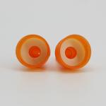 Hot Stamping 24mm Orange Flip Top Lid For Ketchup