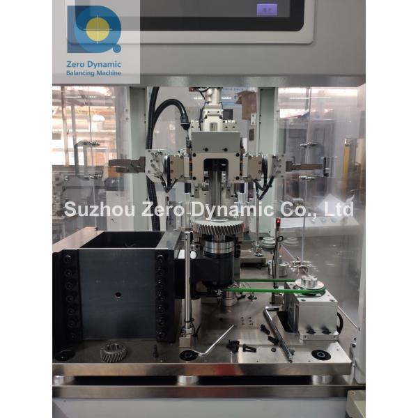 Two Station Gear Workpiece Single Plane Automatic Drilling Correction Balancing Machine