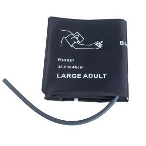 China Large Adult NIBP Cuff Bladderless Single Tube 35.5-46cm Nylon Cuff wholesale