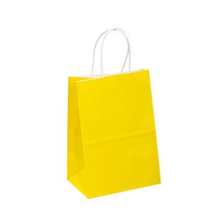 China Shopping Convenient Portable Kraft Paper Bag Custom Logo Design Size Wholesale wholesale