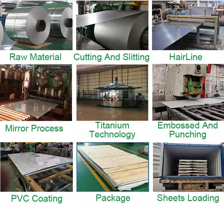 AISI 409L SUH409L Stainless Steel Decorative Sheets With PVD Coating