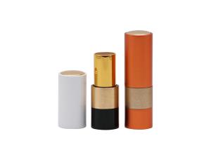 China Magnet Empty Lipstick Tube Aluminum 3.5g Press Pop Cap wholesale