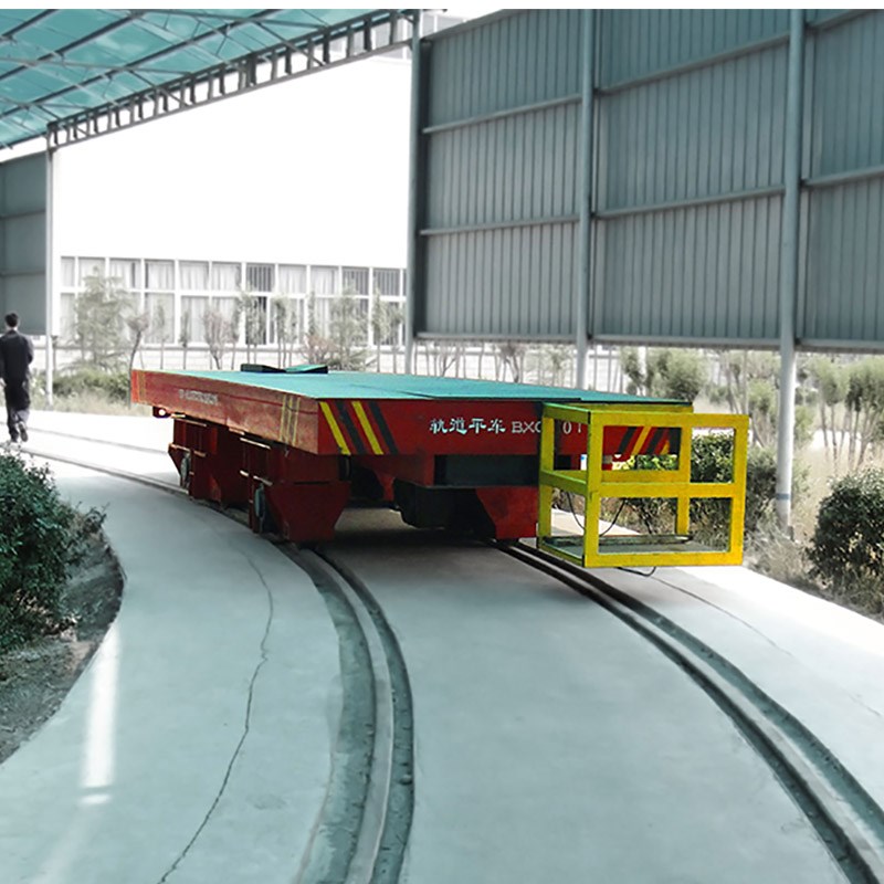 custom battery propelled rail turntable transfer car