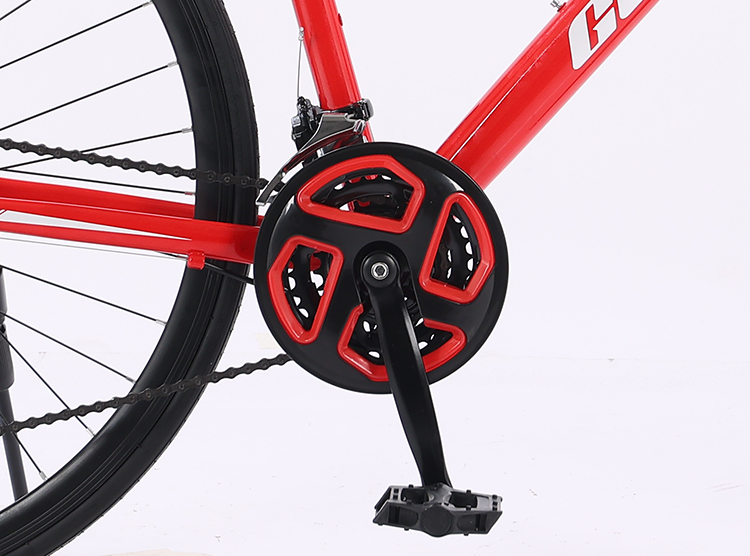 Aluminum Alloy Frame 700C Road Bike B2B Customization Racing City Bike with Carton Size 135*19*72cm