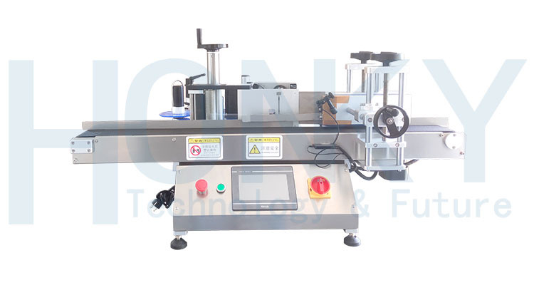 800w Automatic Labeling Sticker Machine With Date Printer For Round Bottle