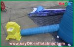 10m Blue Large Inflatable Dinosaur PVC Waterproof Blow Up Cartoon Characters
