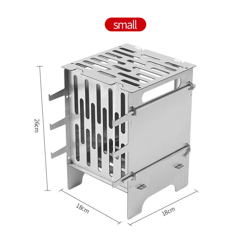 Portable Stainless Steel Camping BBQ Grill