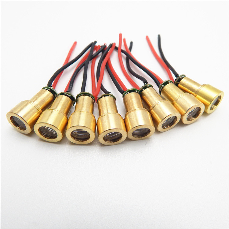 laser module 405nm~808nm laser diode module ,red&green light,Dot/Line/Cross,Laser module with PCB and wire