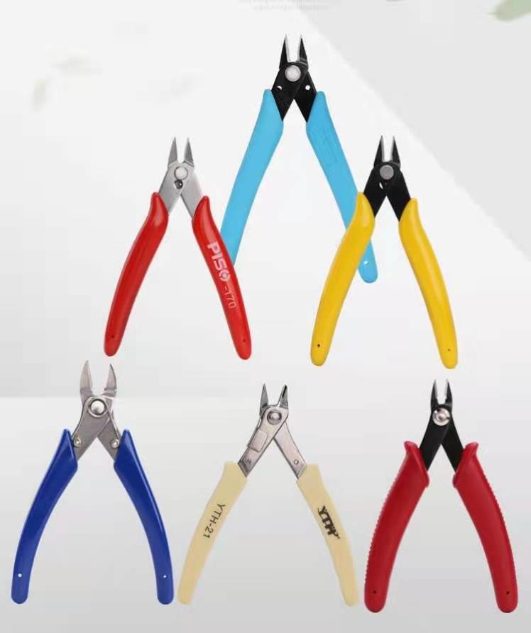 Water mouth scissors, total length 125mm, clamp head: high carbon steel, clamp handle 100mm, clamp head: 25mm