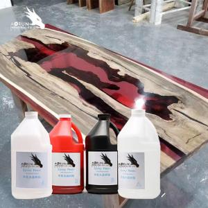 China 1:1 AB Countertop Epoxy Resin Colorless For Phone Case Jewelry Crafts wholesale