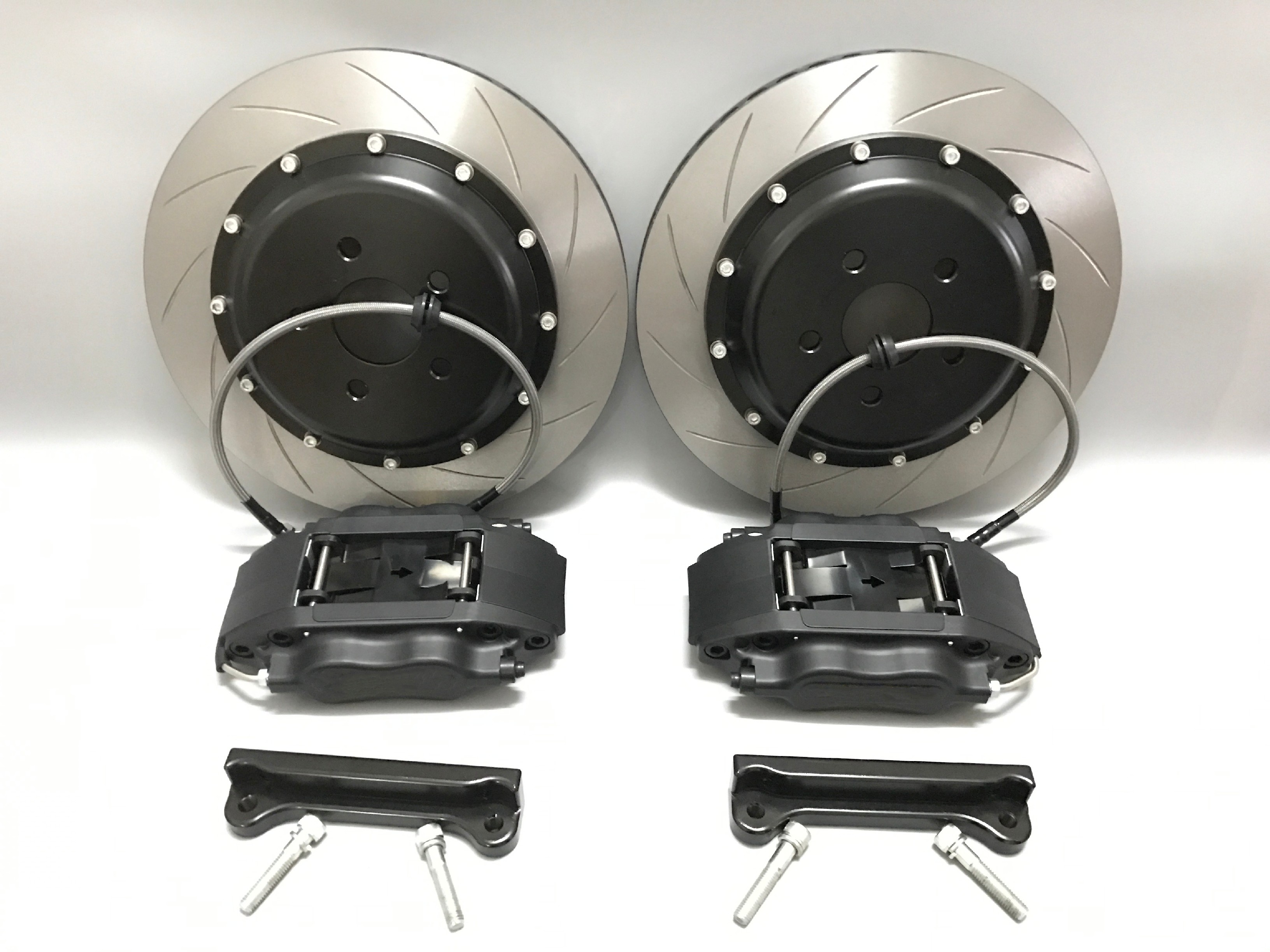 355*32mm Disc Front Brake Calipers 6 Pot Brake Kit Aluminum
