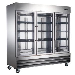 China 380W / 550W Commercial Vertical Freezer Three Door Environmental friendly wholesale