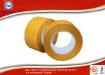 Yellow Brown Colored BOPP Packaging Tape , Carton Sealing Adhesive Tape