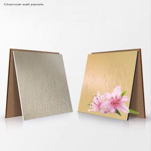 China Carbon Crystal Board Fireproof Bamboo Charcoal Metal Board Veneer wholesale