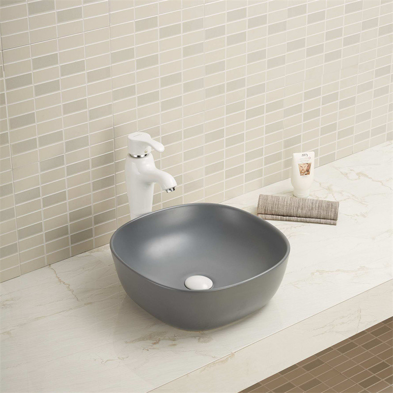 250mm 350mm Round Shallow Countertop Basin Sink Bowl Seamless