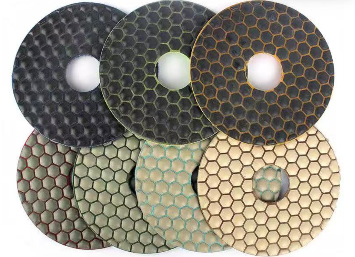 Dry Use Resin Flexible Polishing Pad For Marble Granite