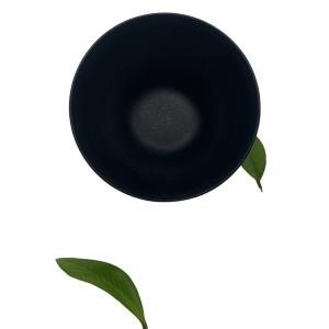 China 7'' Round Restaurant Melamine Soup Bowl Dinnerware Matte Black wholesale