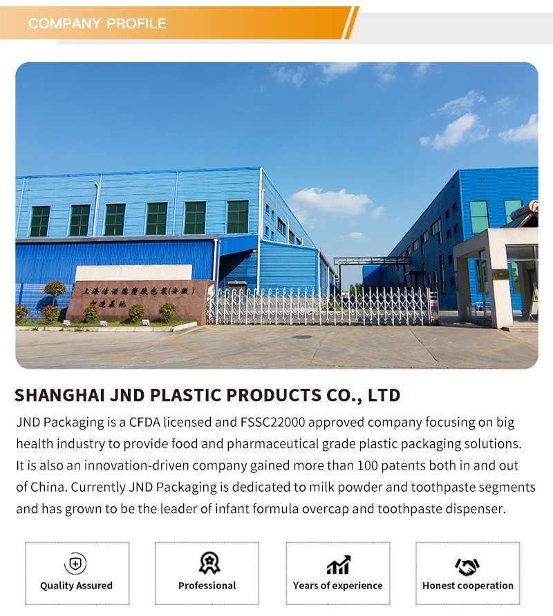 USA Plastic Bottles for Food Grade PP Vc Effervescent Tablets Decal Surface Handling